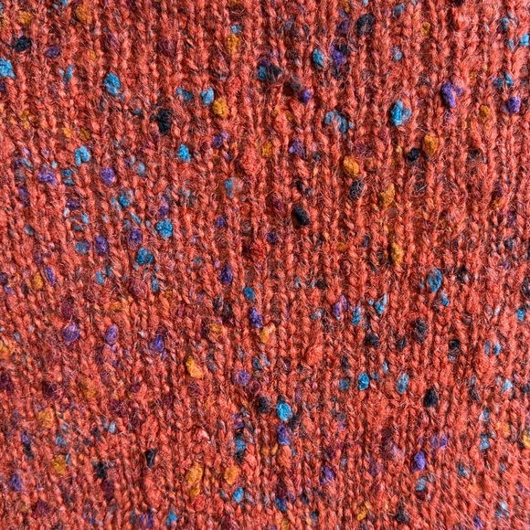 •Habitat• Confetti Knit Funnel Neck Speckled Sweater - Size Medium - Picture 6 of 8